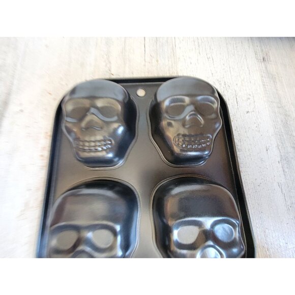 Baking mold pumpkin skull head kitchen accessory set home - Picture 7 of 8
